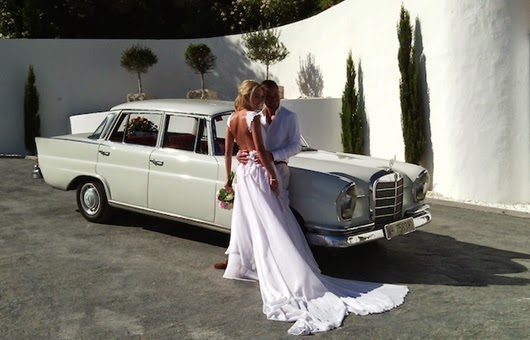 Vintage Ibiza Wedding Car