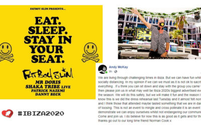 Ibiza 2020. Eat, Sleep, Stay In Your Seat!